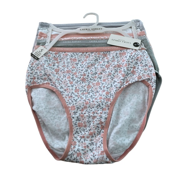 Laura Ashley Tag Free Cotton Spandex Panties - Picture 1 of 10